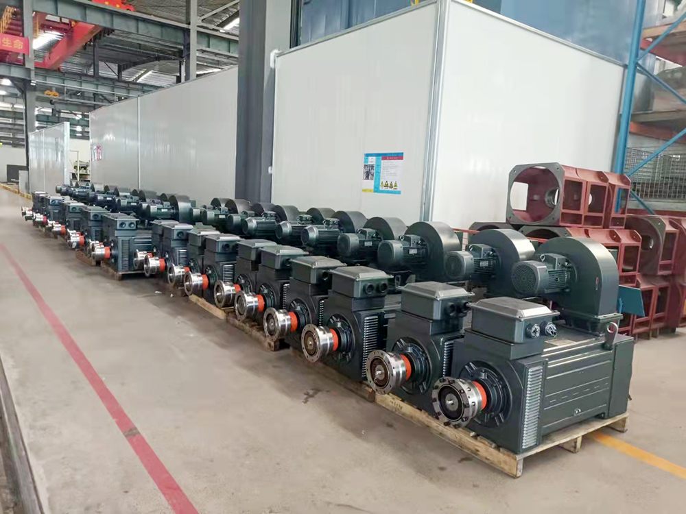 High Voltage Asynchronous Electric Motor Rotary Draft Induction Motor