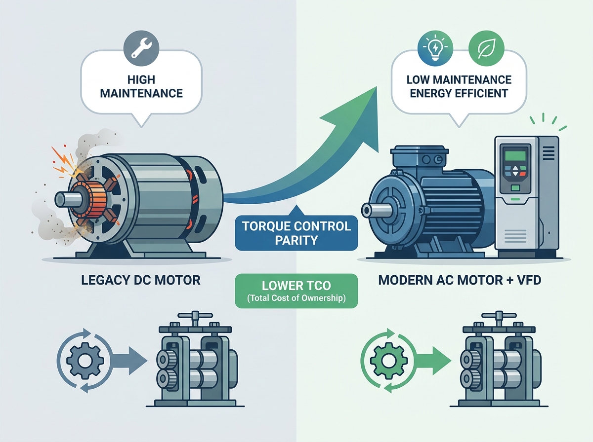 AC Motor For Rolling Mill